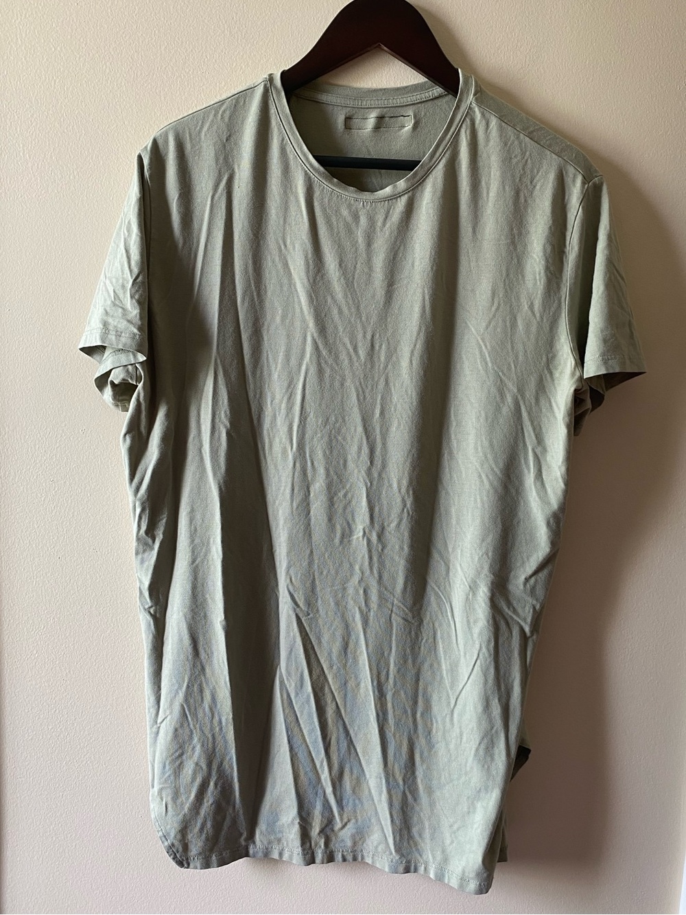 Alphalete Men's Athletic Casual Short Sleeve T-shirt Light Green Size Large